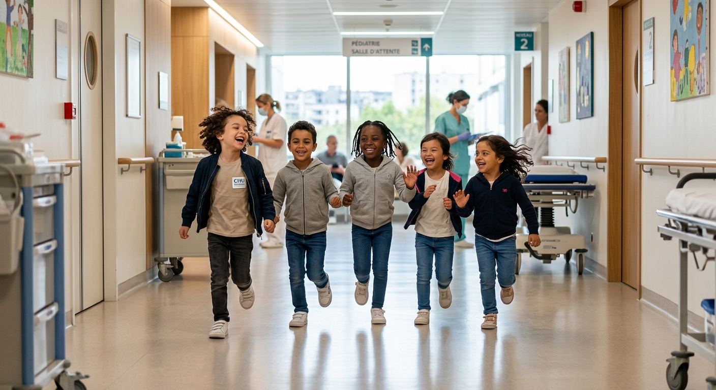 Enfants jouant ensemble